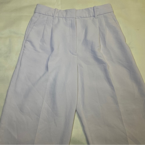 Aritzia- The Effortless Pants in Calluna Lilac Size 8 High Waisted Trouser SHORT - Picture 3 of 9
